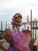 Carnaval de Venise,Vue sur l'ile San Giorgio Maggiore, Venise, 2007
